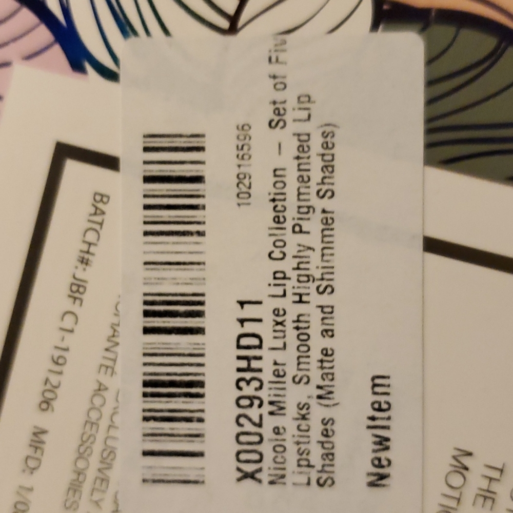 NWT,NIB, Nicole MillerNY Luxe lip collection,3 Nudes& 2 Urban Decay corals - Picture 8 of 8
